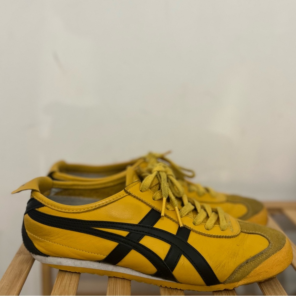 Onitsuka Tiger by Asics Yellow and Black Sneakers